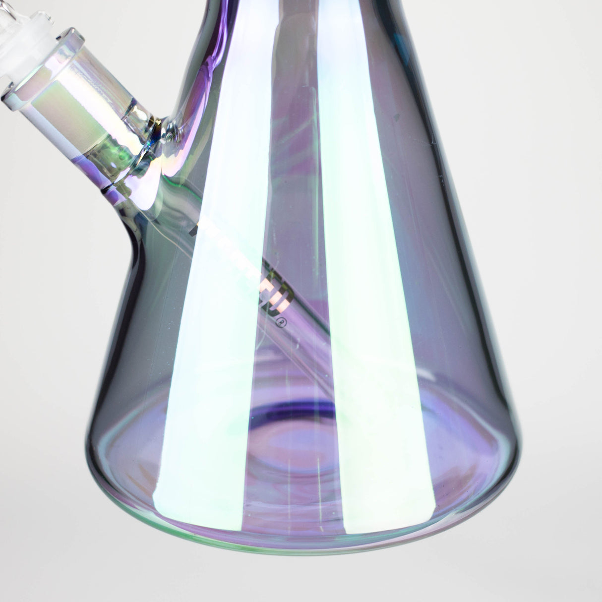 WENEED | 17.5" Iridescent Ripple Glass Bong