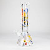 14" 7 mm Glass Bong With Magic Mushroom Design