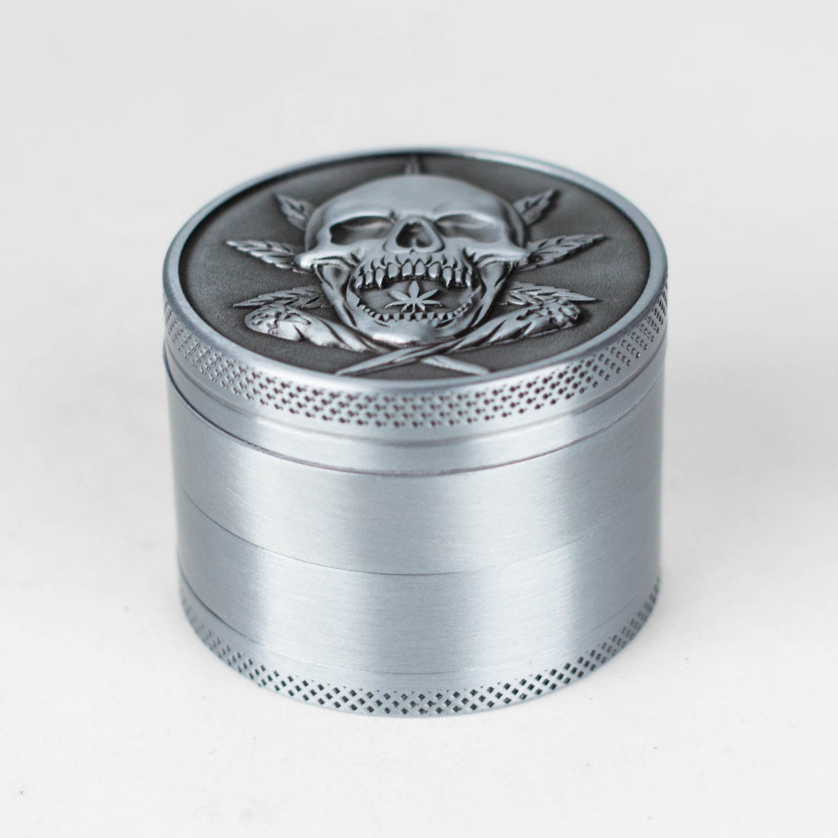 2" Metal Grinder Weed Skull Design 4 Layers Box of 12