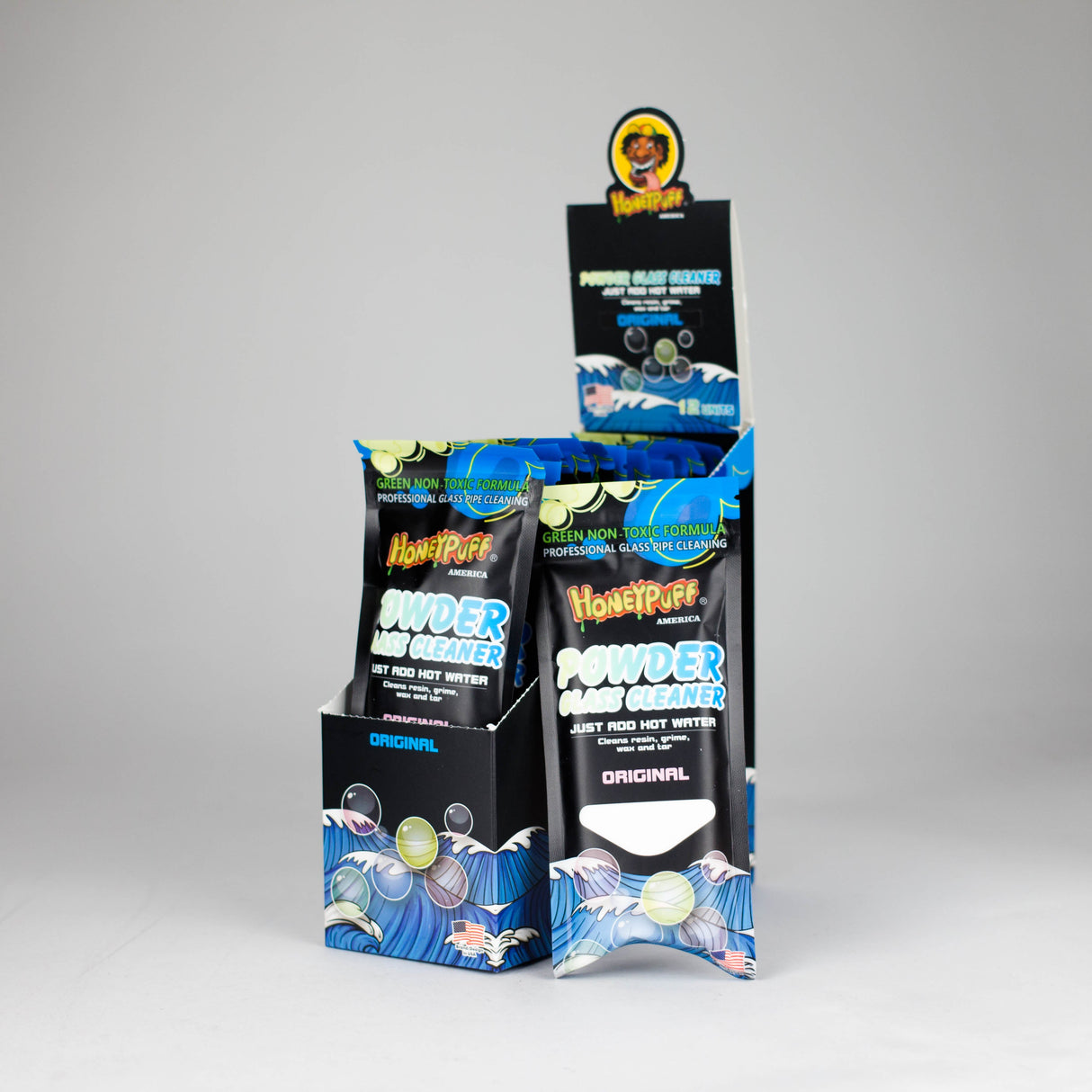 HoneyPuff | Glass Cleaner Powder (Box of 12) [P1285] Cleaner Canadian Distributor