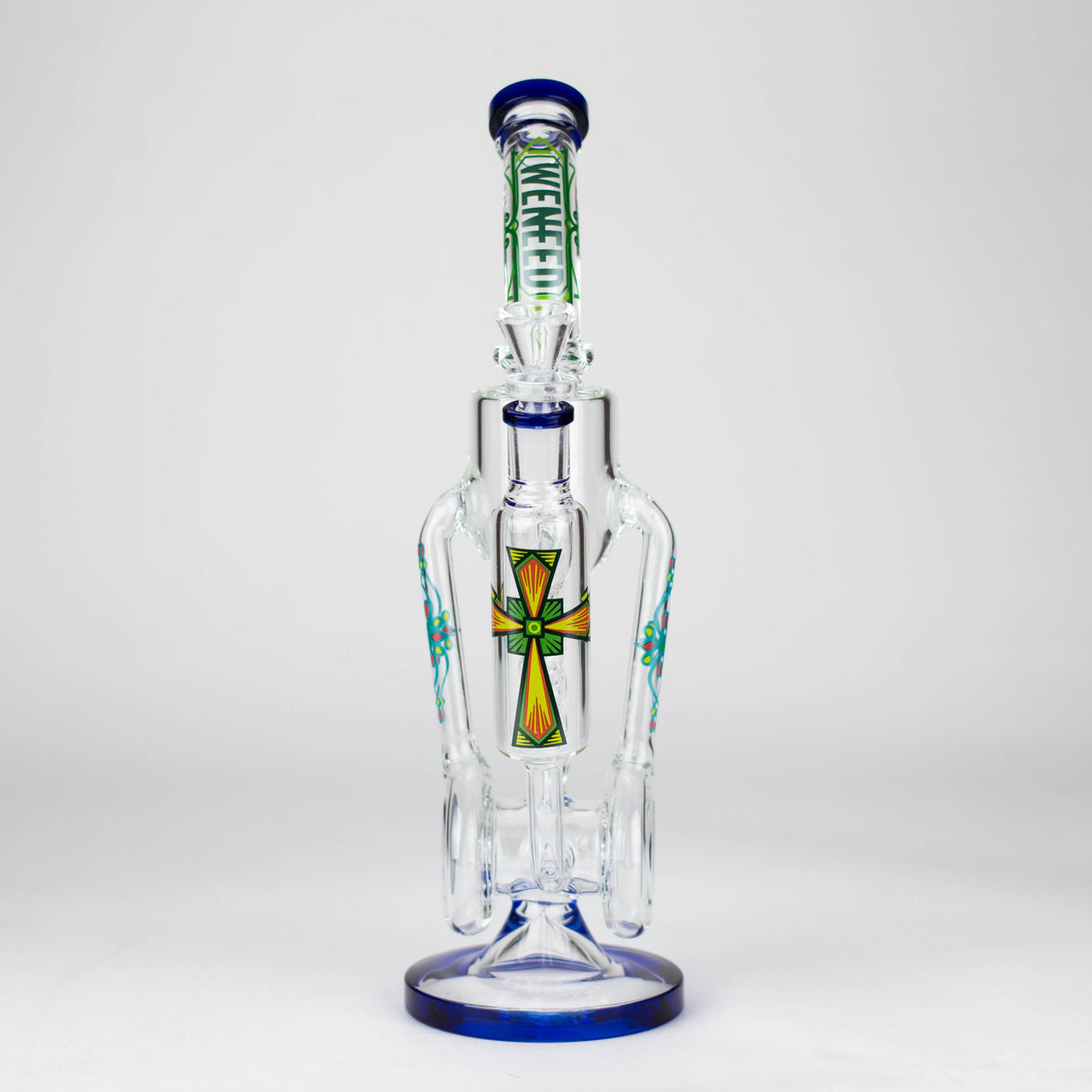 WENEED | 14" Spiral Recycler Glass bong