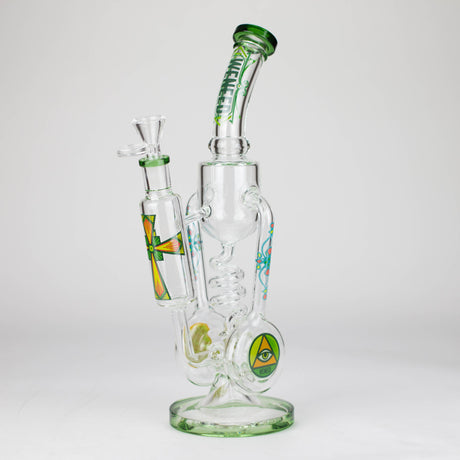 WENEED | 14" Spiral Recycler Glass bong