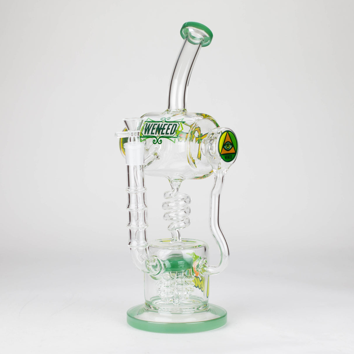 WENEED | 14" Pulse Helix Glass bong