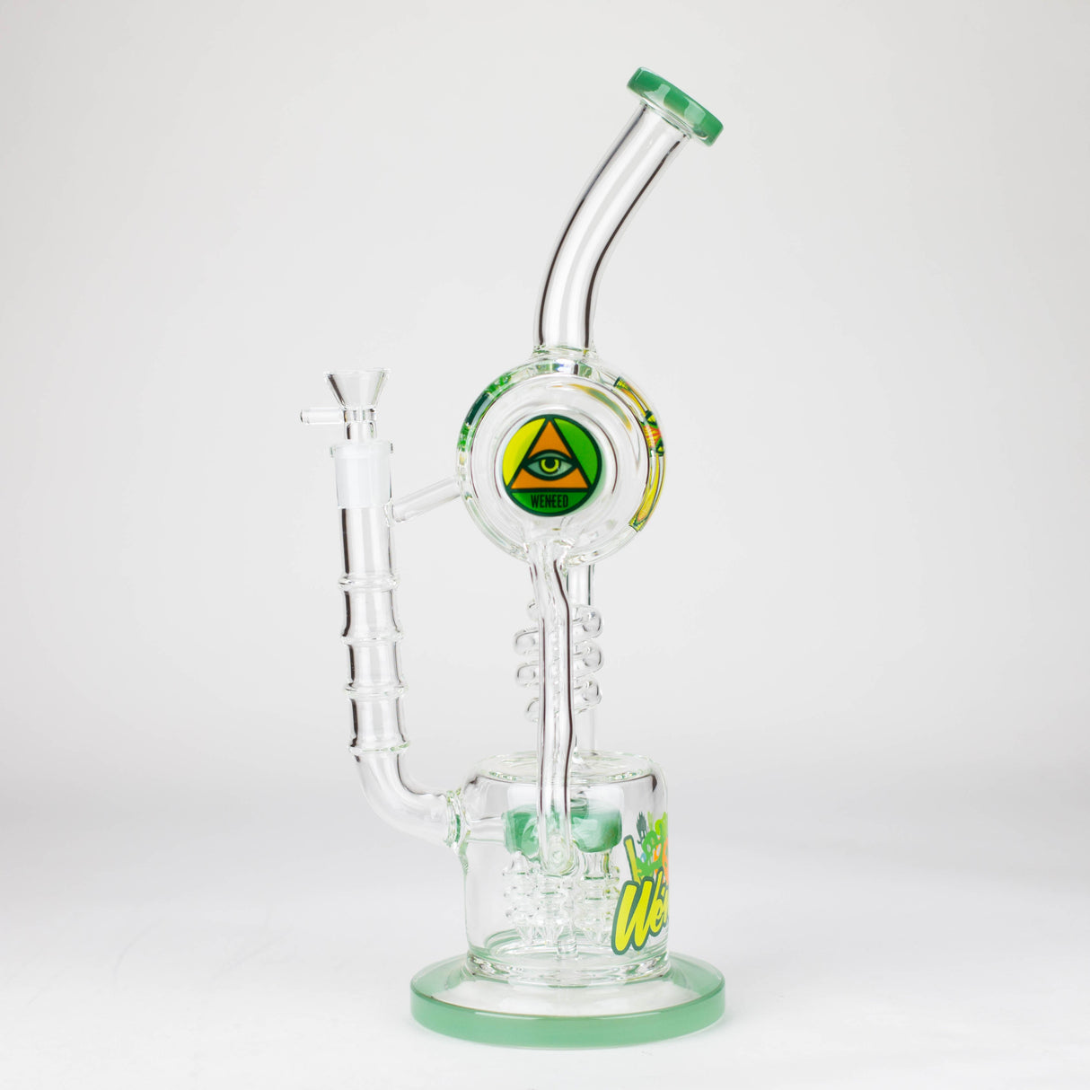 WENEED | 14" Pulse Helix Glass bong