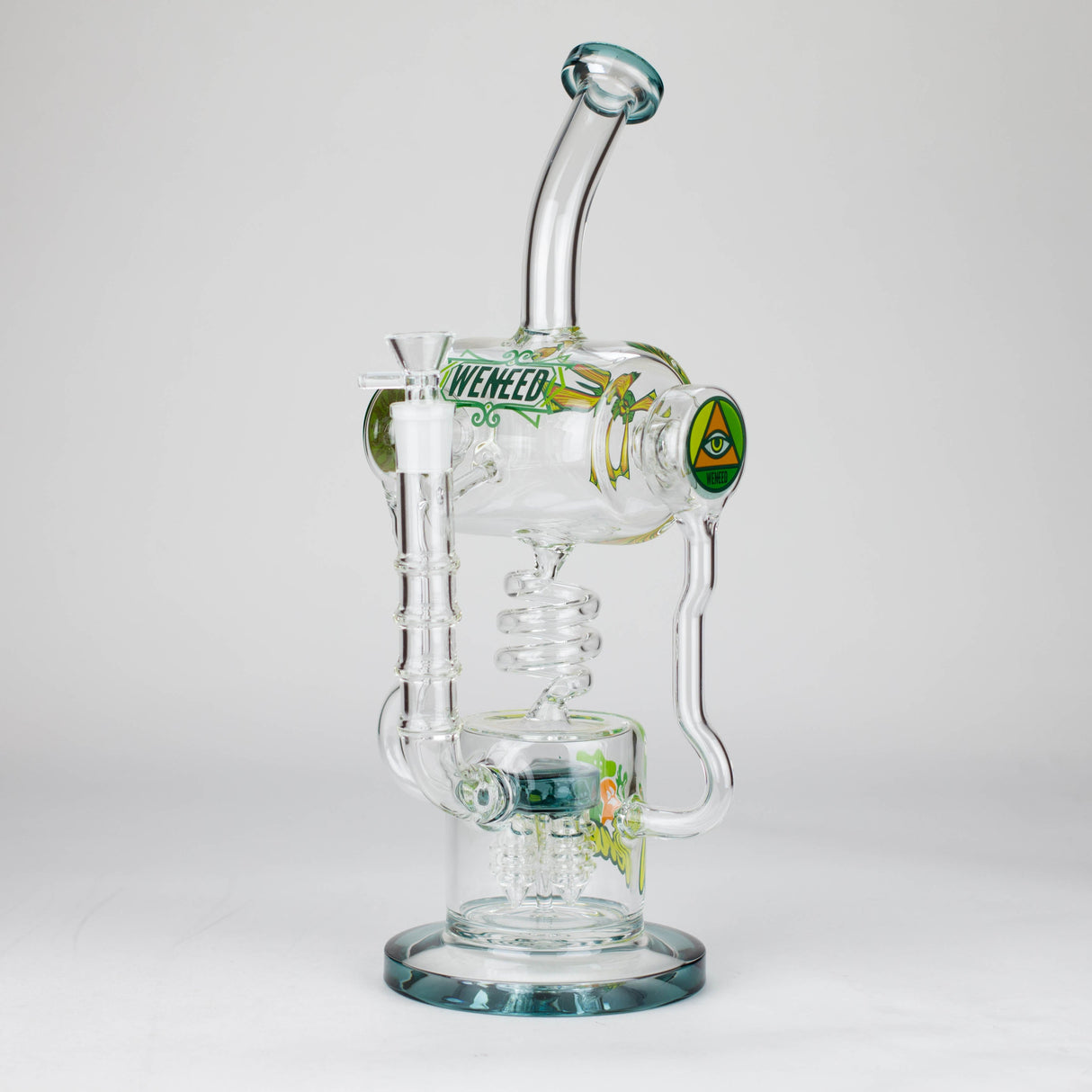 WENEED | 14" Pulse Helix Glass bong