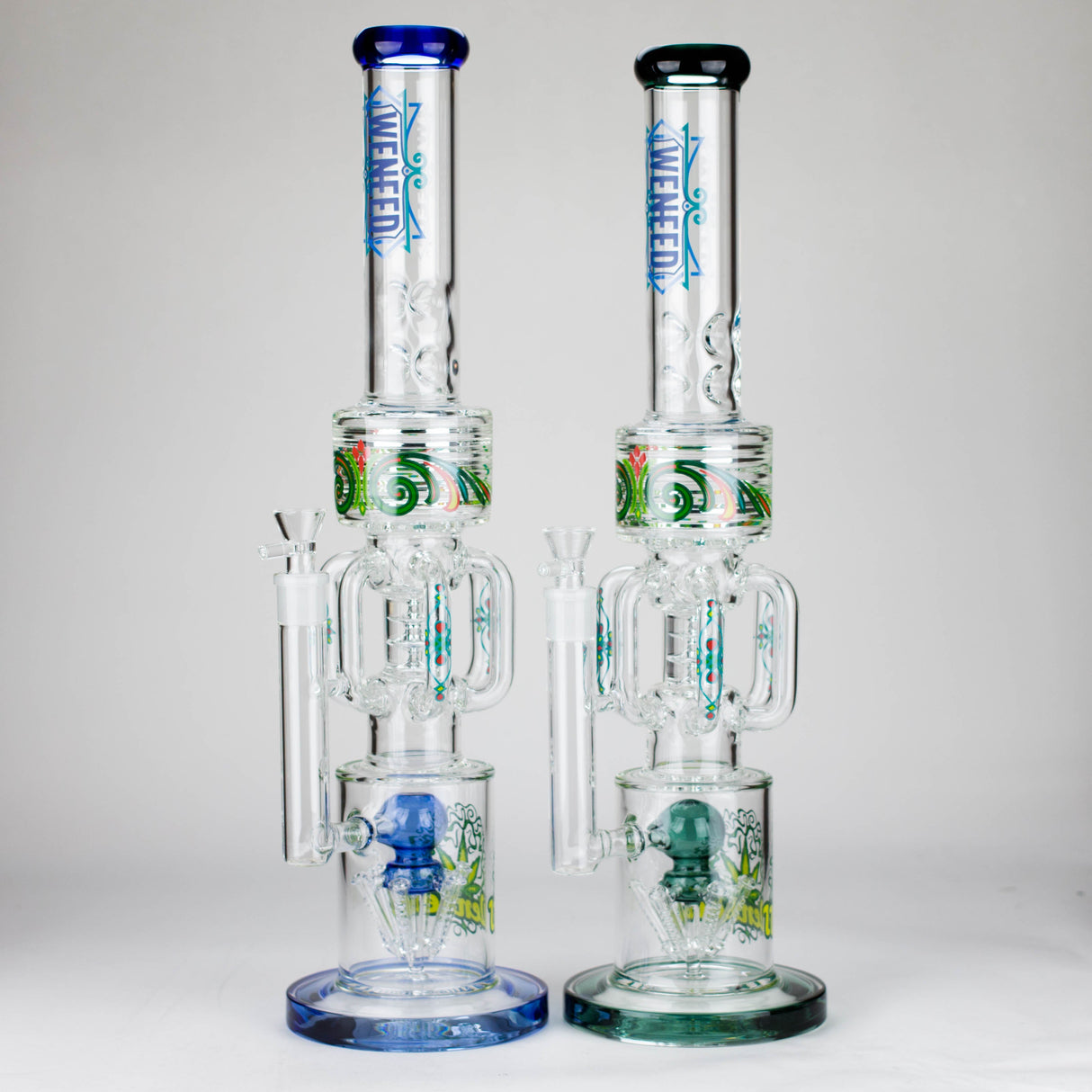 WENEED | 22" Gear Perc Glass bong