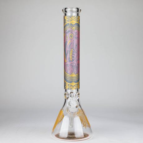 16" 7mm Artistic Design Beaker