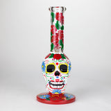 10" Sugar Skull-Themed glass bong [SK Series] Glass Bong BB Canada