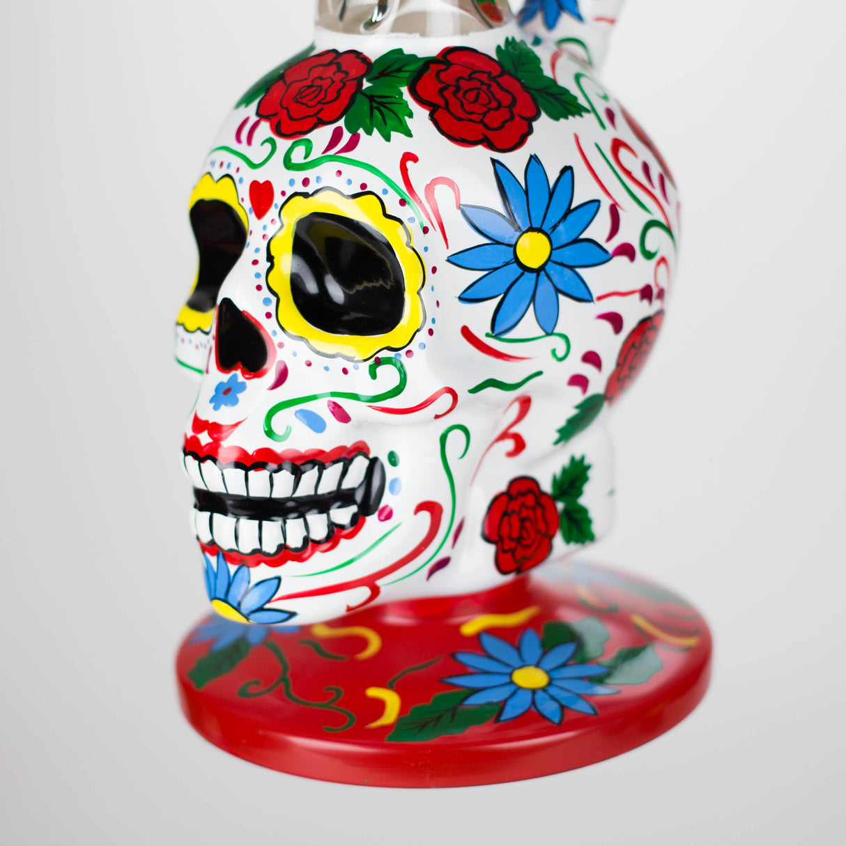 10" Sugar Skull-Themed glass bong [SK Series] Glass Bong BB Canada