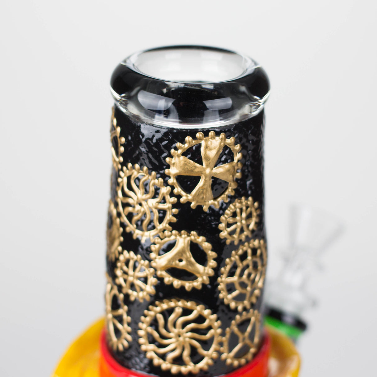 9" Wizard-Themed Sugar Skull Glass Bong [SK05] Glass Bong BB Canada