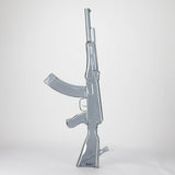 27" Electroplated AK-47 Design Glass Bong with Display Stand [GU001]