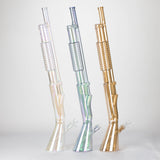 27" Electroplated Shotgun Design Glass Bong with Display Stand [GU004]