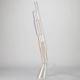 27" Electroplated Shotgun Design Glass Bong with Display Stand [GU004]