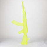 27" Painted AK-47 Design Glass Bong with Display Stand [GU005]