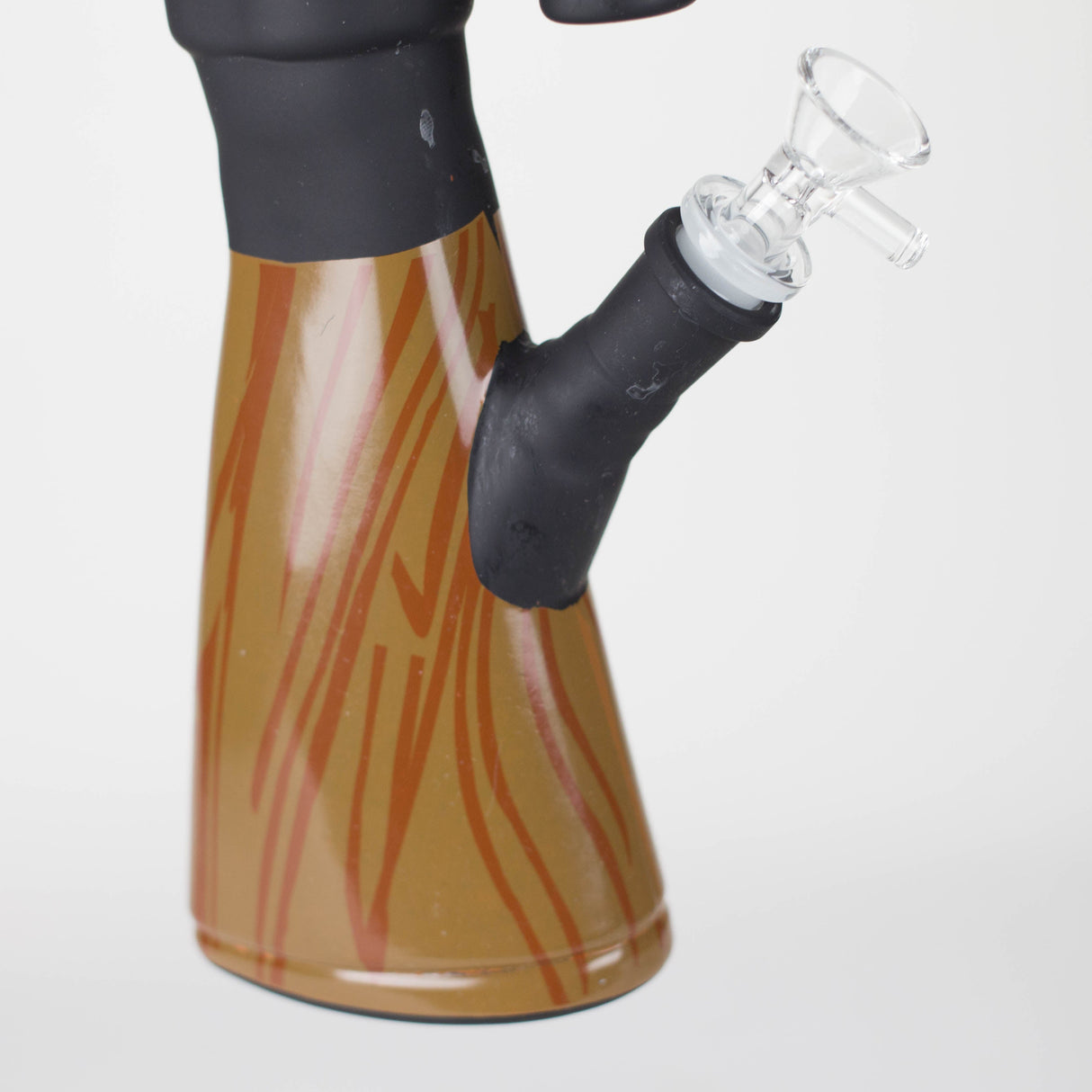 24" Painted Machin gun Design Glass Bong with Display Stand [GU007] Glass Bong BB Canada