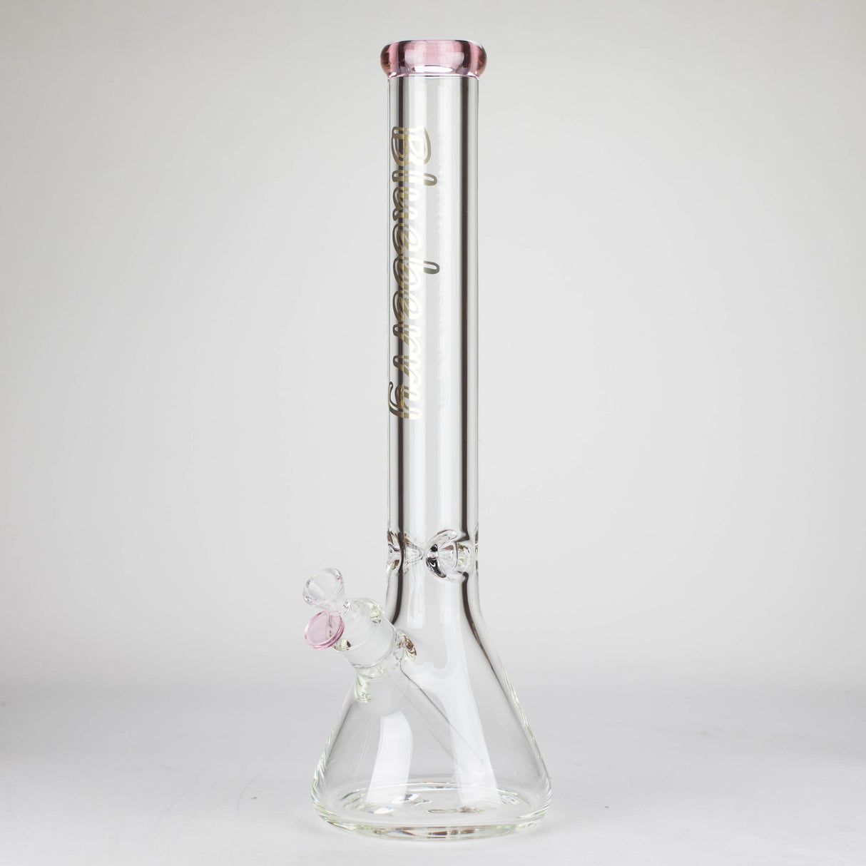 Blueberry | 18 inch 9mm Classic Beaker Bong [L712 ] Glass Bong High-End Brands Glass PINK
