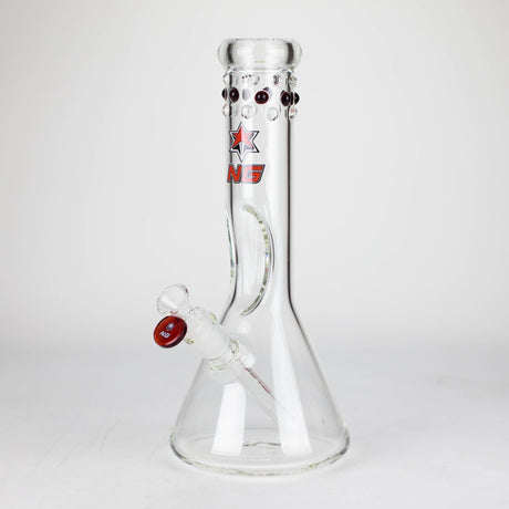 NG | 12 inch Elbow Ice Pinch Beaker [G1104] Glass Bong High-End Brands Glass Red