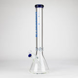 Blueberry | 18 inch 9mm Classic Beaker Bong [L712 ] Glass Bong High-End Brands Glass BLUE