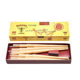 HORNET | Natural Unrefined King Size Pre Rolled Paper Cones Smoking 40 Pack Cone Pre-rolled Cone (Display Pack) Super Supplys Inc