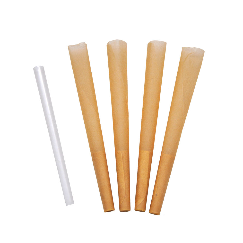 HORNET | Natural Unrefined 1-1/4 Size Pre Rolled Paper Cones Smoking 32 Pack Cone Pre-rolled Cone (Display Pack) Super Supplys Inc