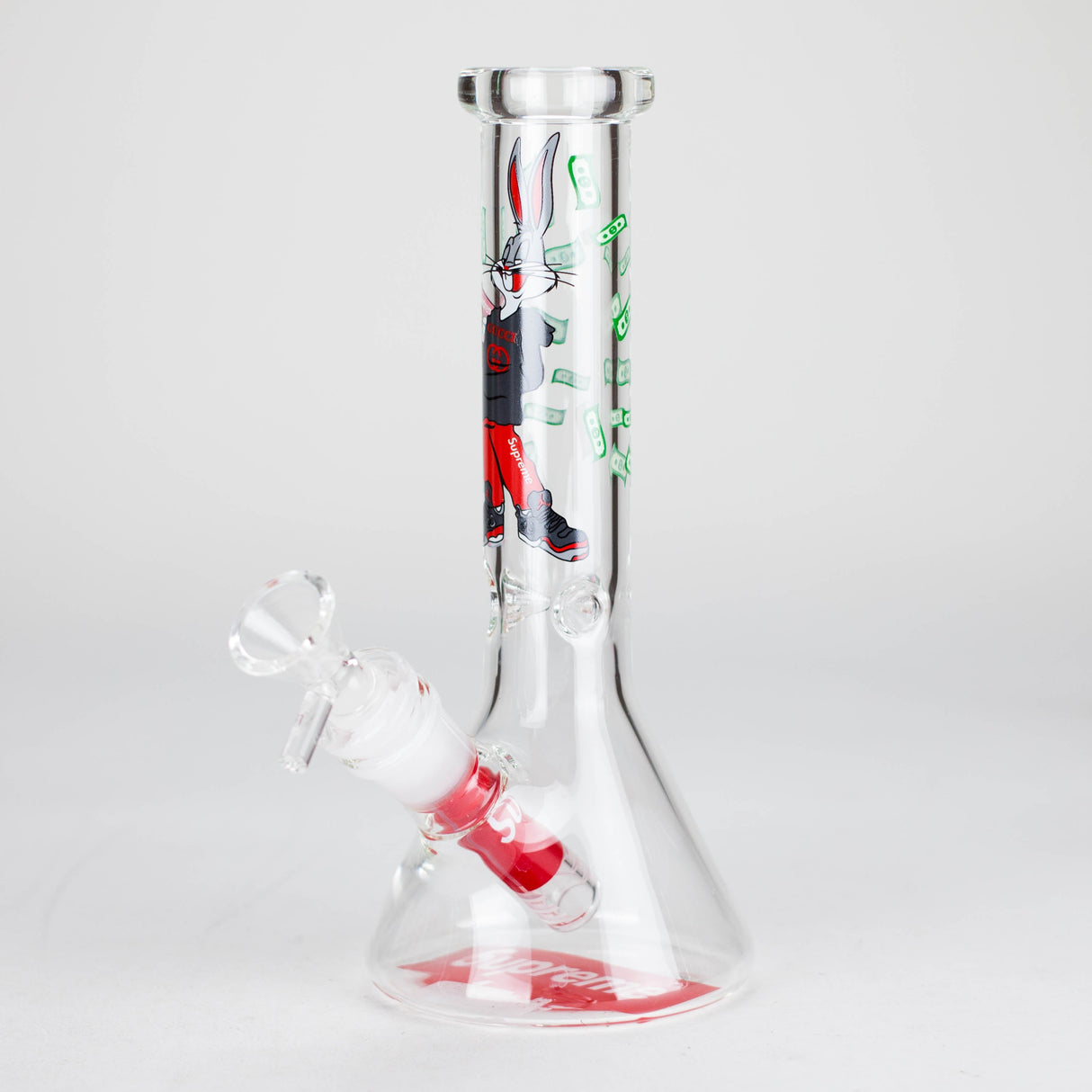 7.5" 4mm SUP Design Beaker Bong [PIP878]