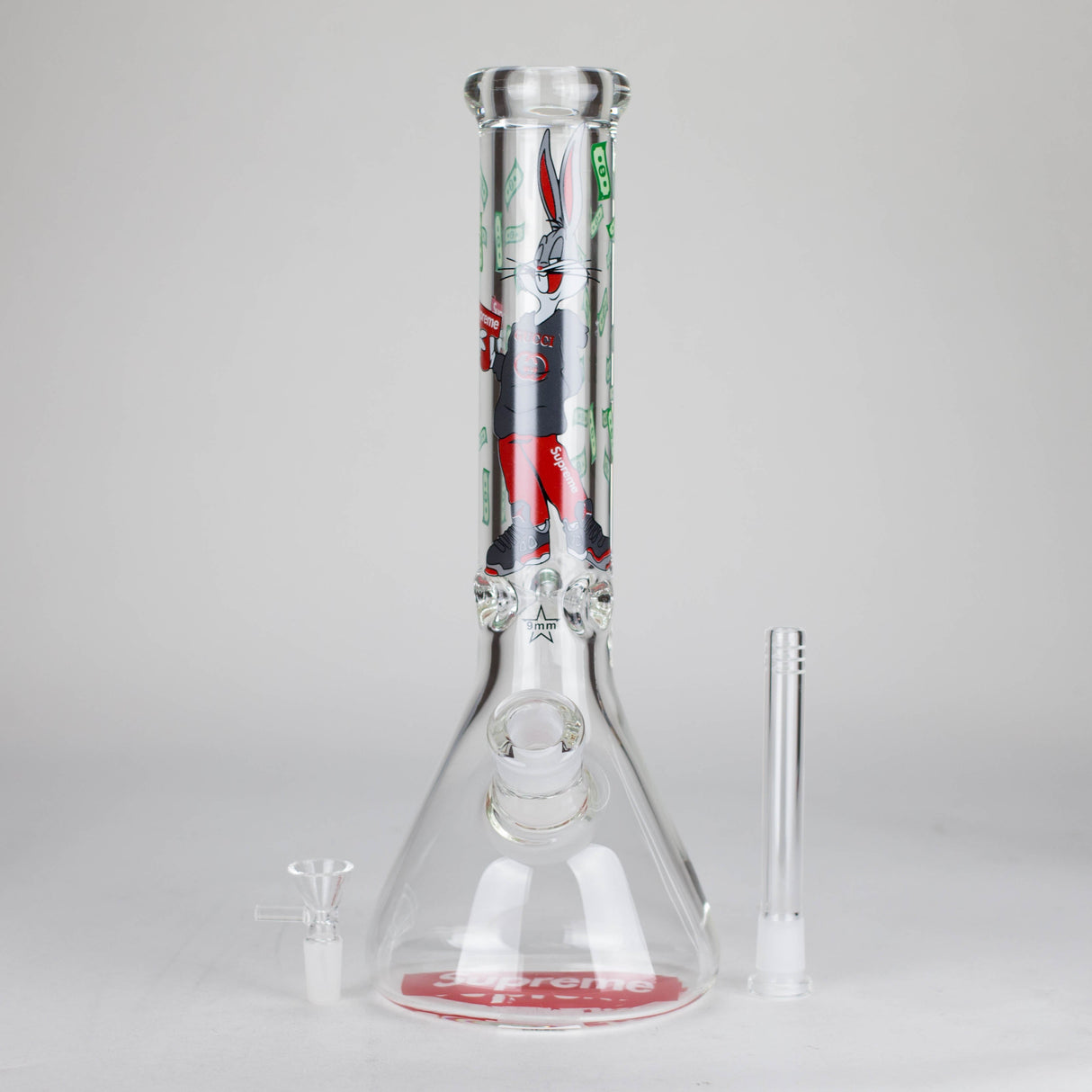 14" SUP Design 9mm glass Bong [PIP869]