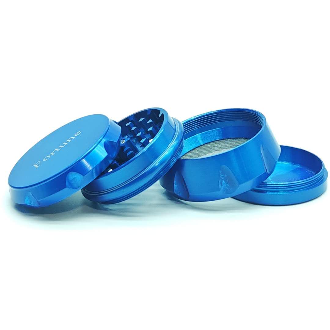 Fortune | Heavy 60*46mm 4 Parts Zinc Grinder-6CT Display Pack Fortune