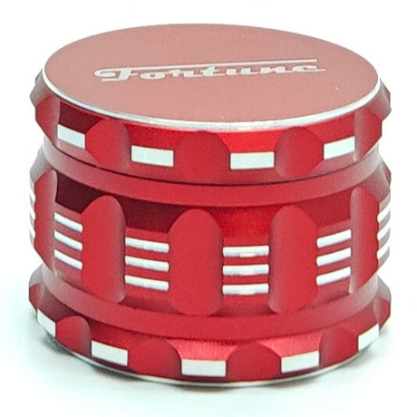 Fortune | 4 Parts 63.5mm x49mm Aluminum Grinder-Assorted Color Regular Grinder Fortune Red