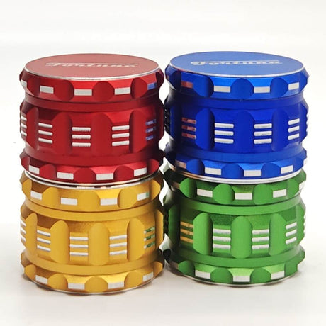 Fortune | 4 Parts 63.5mm x49mm Aluminum Grinder-Assorted Color Regular Grinder Fortune