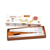 Hornet | Natural Unrefined King Size Pre Rolled Paper Cones Smoking White 40 Pack Cone_3