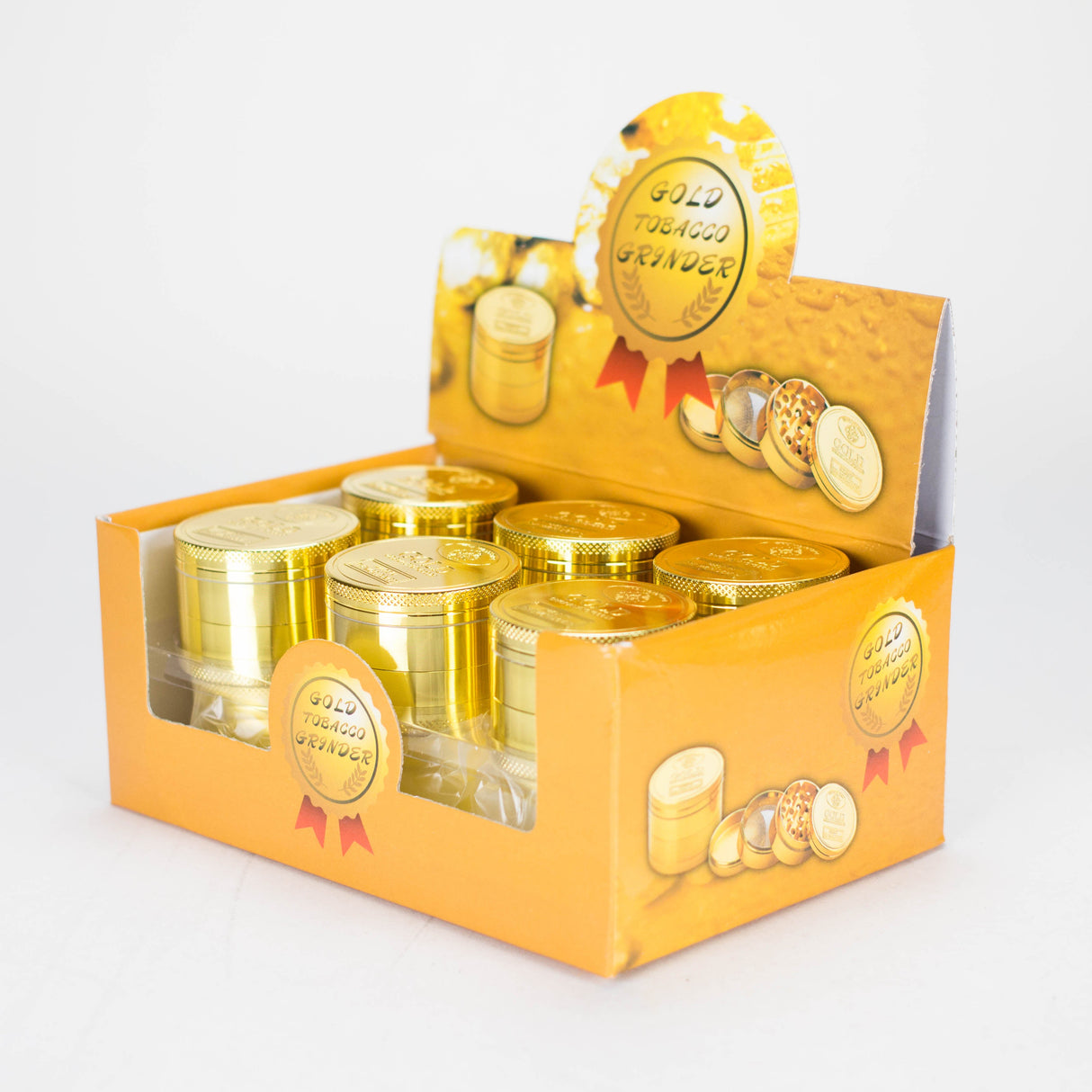 INFYNITY | Gold Grinder 50mm 4 parts Box of 12 [GR7603AS4]