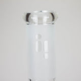 12" Frosted glass beaker water bong