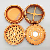 4 Parts 63*51mm New Teeth Aluminum Grinder-Assorted Color Regular Grinder Super Supplys Inc