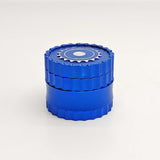 4 Parts 63*51mm New Teeth Aluminum Grinder-Assorted Color Regular Grinder Super Supplys Inc Blue