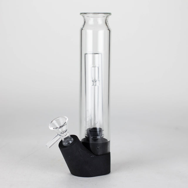 8" Easy Clean Bird Bong New Design Straight Tube Bong 777 Smoke