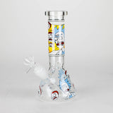 8.5" Cartoon Designs Glow In The Dark beaker bong In the Box [PIP301] Glass Bong NIBO Distribution Design 10