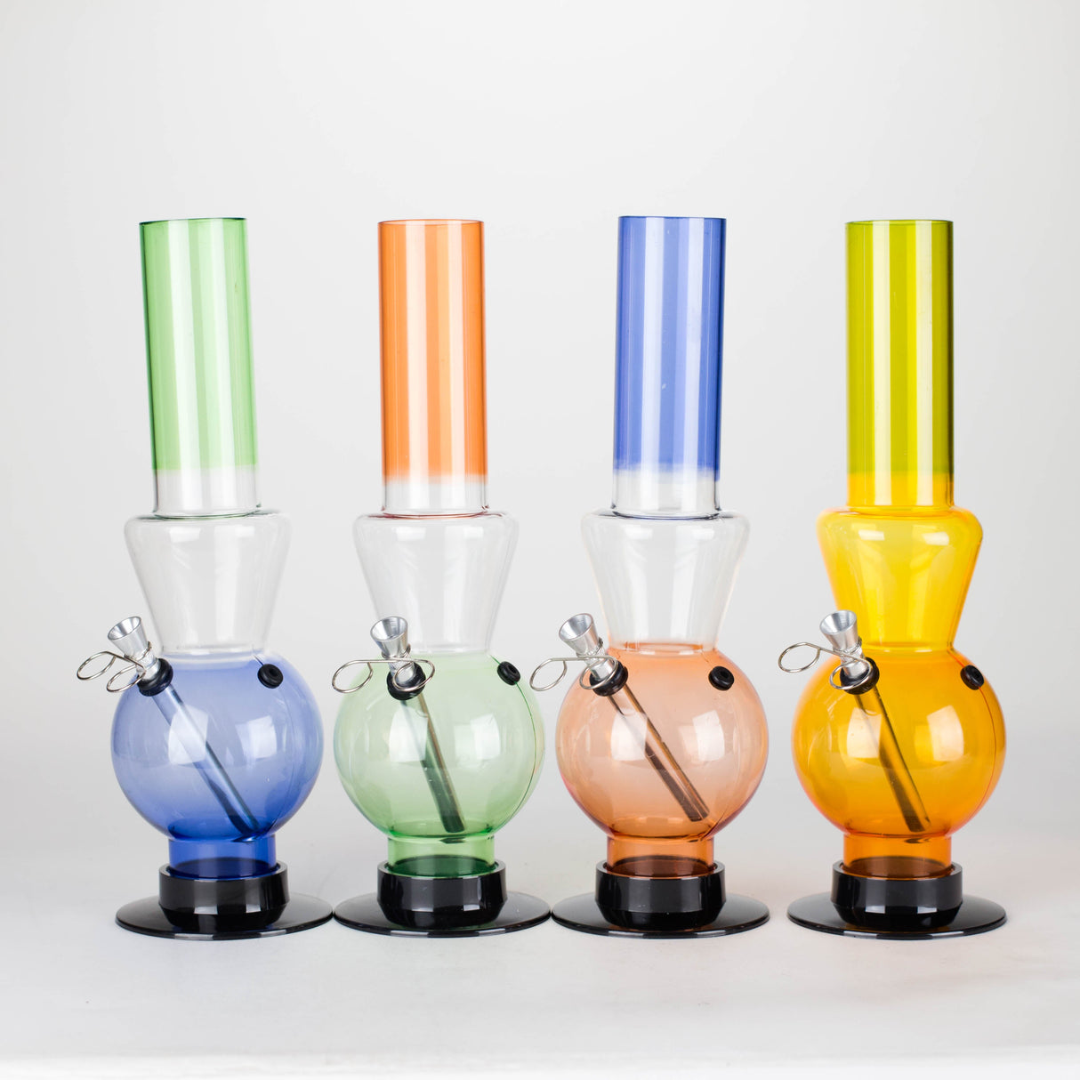 Acrylic 12" Water Pipe Mixed Color [PIP286]