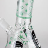 8.5" Gorilla Designs Glow In The Dark beaker bong In the Box [PIP301] Glass Bong NIBO Distribution