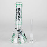 8.5" Gorilla Designs Glow In The Dark beaker bong In the Box [PIP301] Glass Bong NIBO Distribution