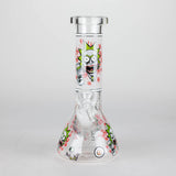 8.5" Cartoon Designs Glow In The Dark beaker bong In the Box [PIP301] Glass Bong NIBO Distribution
