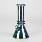6" Skull Base Mini Glass Bong Metallic Finish Box of 10 [BLMIN-05-4] Glass Bong Canadian Distributor