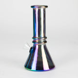 6" Skull Base Mini Glass Bong Metallic Finish Box of 10 [BLMIN-05-4] Glass Bong Canadian Distributor