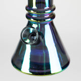 6" Skull Base Mini Glass Bong Metallic Finish Box of 10 [BLMIN-05-4] Glass Bong Canadian Distributor