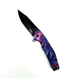 Foldable Pocket Knife [ BW-0571 ] Folding Knife NIBO Distribution PURPLE