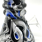 6" Multicolor Mini soft glass water bong Assorted Designs [PIP411] Glass Bong NIBO Distribution