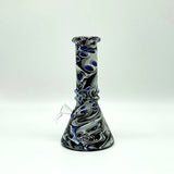 6" Multicolor Mini soft glass water bong Assorted Designs [PIP411] Glass Bong NIBO Distribution