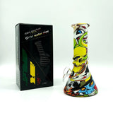 6" Multicolor Mini soft glass water bong Assorted Designs [PIP411] Glass Bong NIBO Distribution