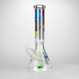 14" Yellow Family Cartoon 9 mm glass bongs [PIP789] Glass Bong NIBO Distribution Design F