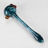 Shine Glassworks | Frit Pipe with coloured Accents - Made in Canada