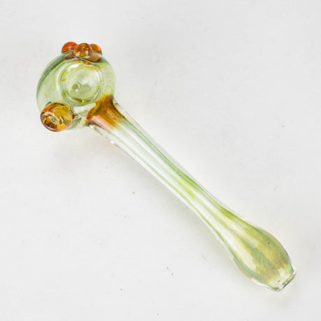 Shine Glassworks | Frit Pipe with coloured Accents - Made in Canada